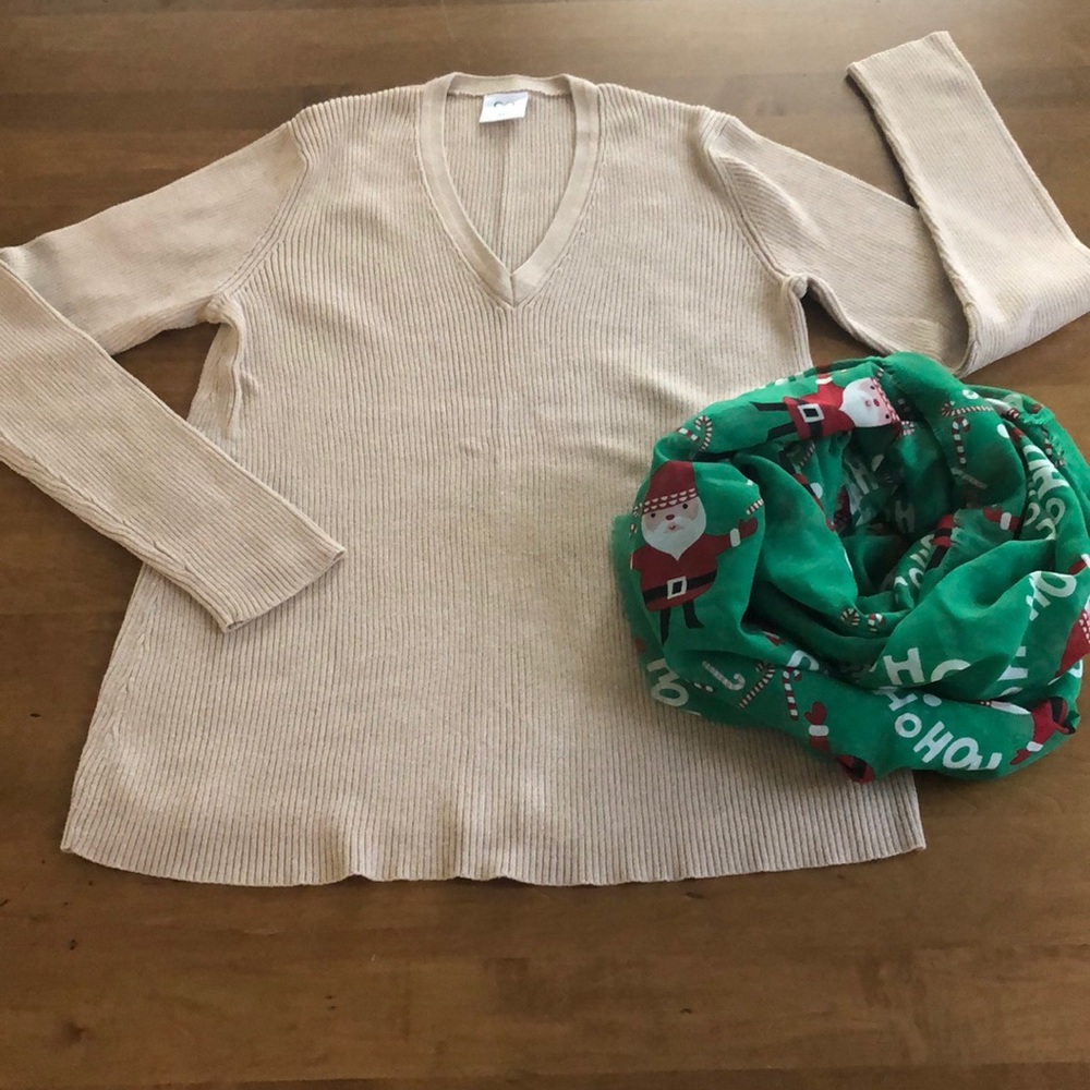 🍰🧁 Vintage Maternity ribbed cotton sweater in Small
